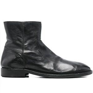 Magnanni Black Leather Men's Boots
